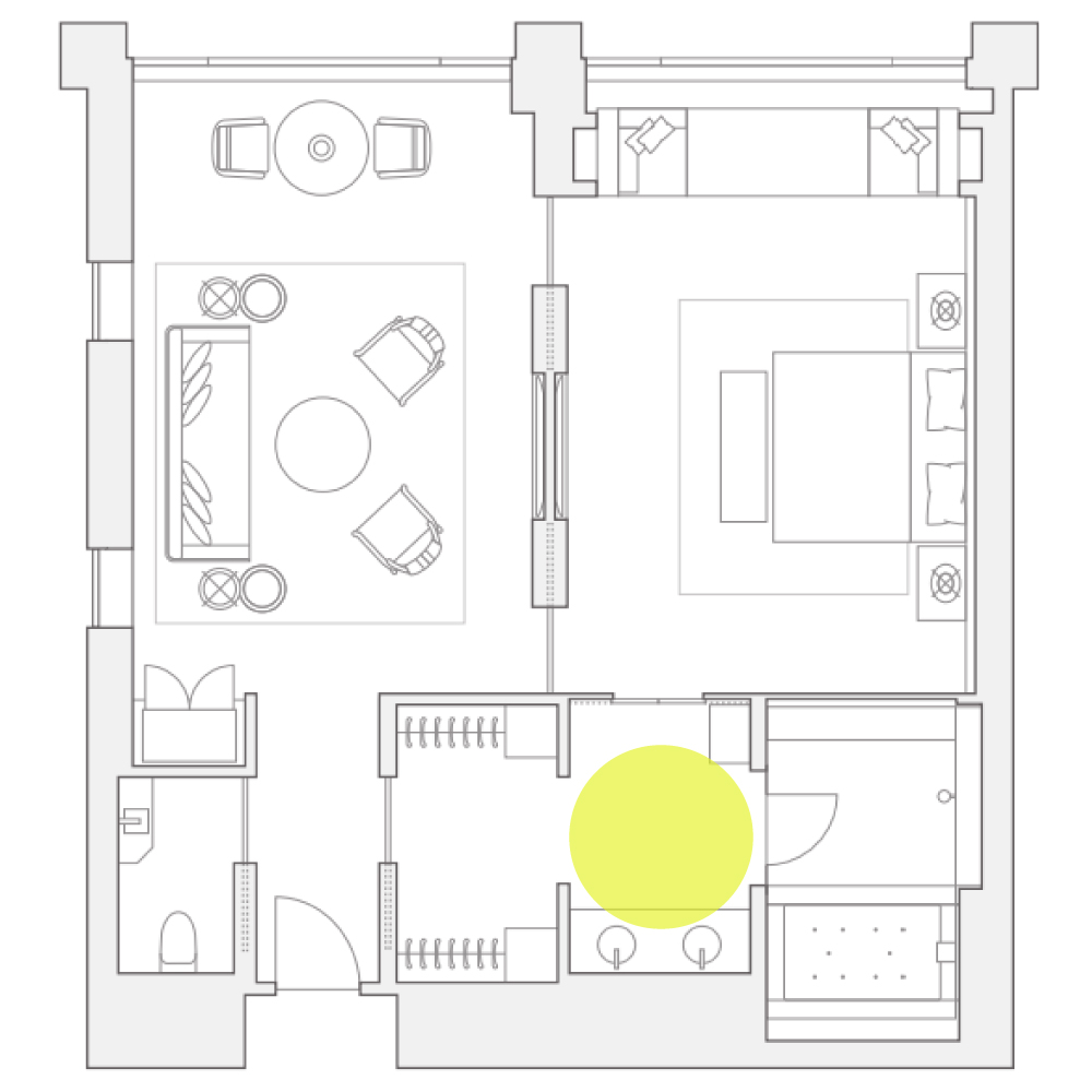 ROKU KYOTO　客室見取り図